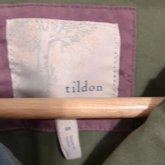 Tildon army green jacket size Small - Picture 3 of 8